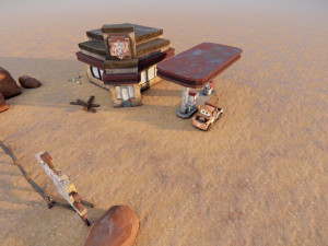 Pixar Cars Tow Mater Modelo 3D