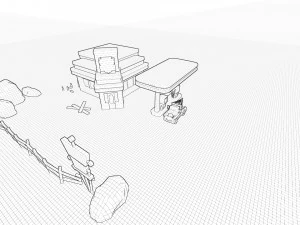 Pixar Cars Remolque Mater Modelo 3D