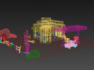 Pixar Cars Remolque Mater Modelo 3D