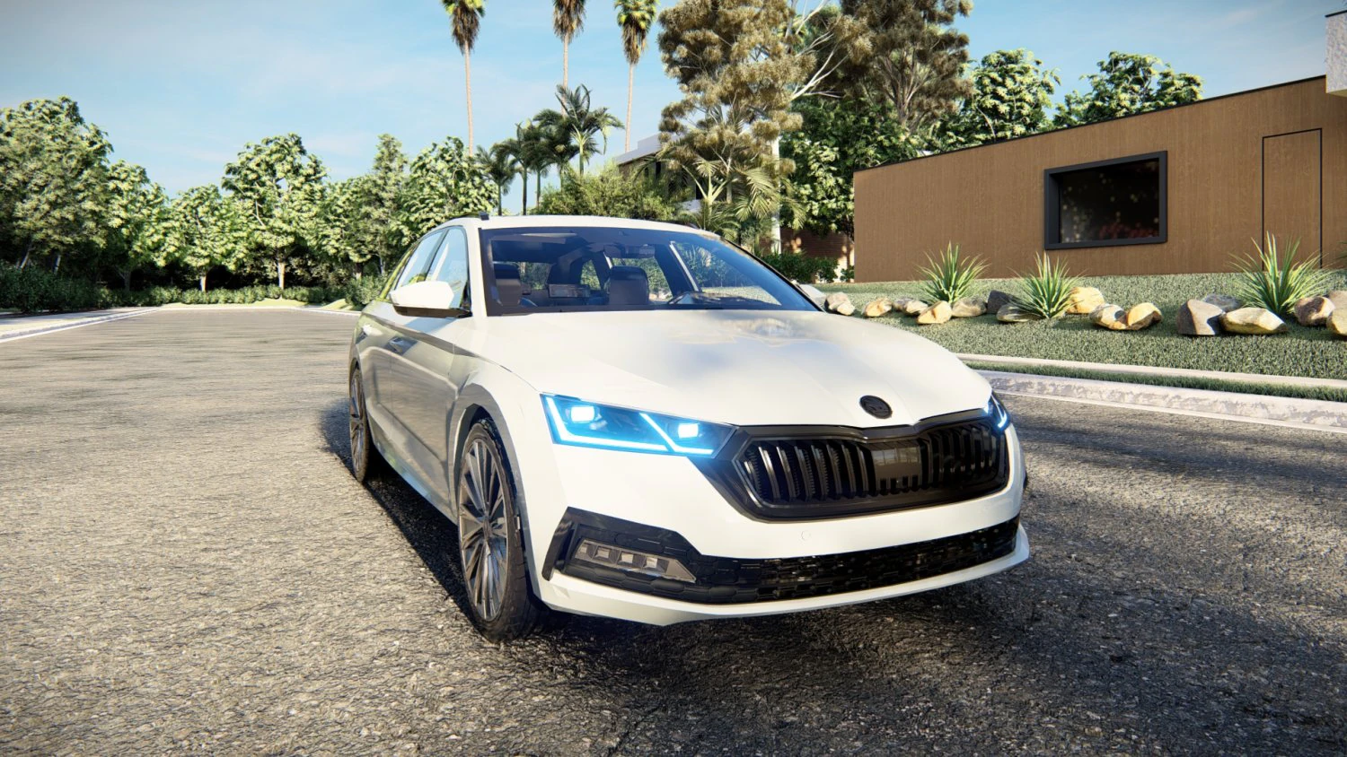 Skoda Octavia Combi 2022 3D Model .c4d .max .obj .3ds .fbx .stl .blend 