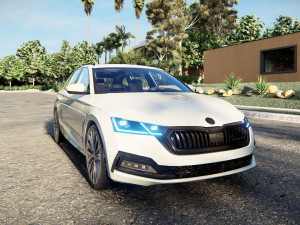 Skoda Octavia Combi 2022 3D Model