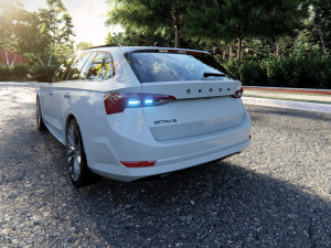 Skoda Octavia Combi 2022 3D Модель