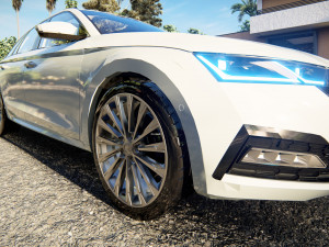 Skoda Octavia Combi 2022 3D Модель