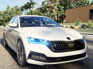 Skoda Octavia Combi 2022 3D Модель