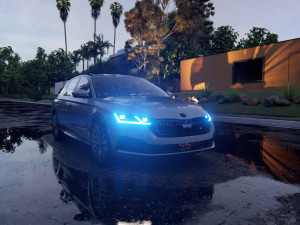 Skoda Octavia Combi 2022 3D Модель