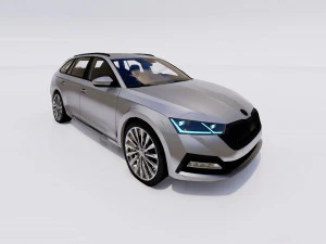Skoda Octavia Combi 2022 3D Model
