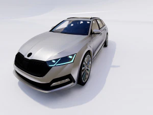 Skoda Octavia Combi 2022 3D Model