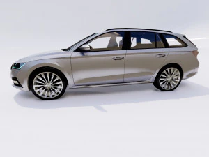 Skoda Octavia Combi 2022 3D Model