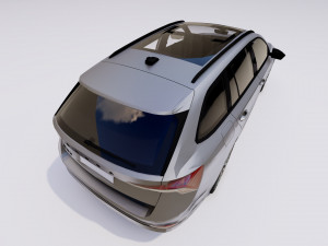 Skoda Octavia Combi 2022 3D Модель