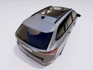 Skoda Octavia Combi 2022 3D Model
