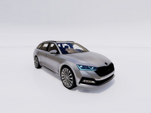 Skoda Octavia Combi 2022 3D Модель