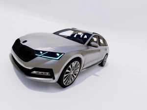 Skoda Octavia Combi 2022 3D Model