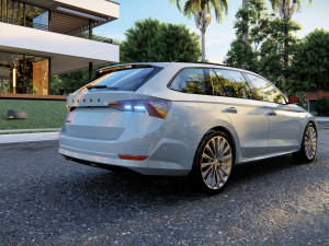 Skoda Octavia Combi 2022 3D Модель