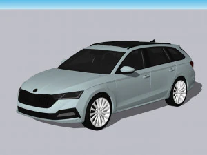 Skoda Octavia Combi 2022 3D Model