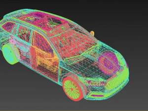 Skoda Octavia Combi 2022 3D Model