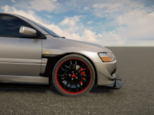Mitsubishi Lancer EVO VIII Tuned 3D 模型