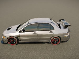 Mitsubishi Lancer EVO VIII Tuned 3D 模型