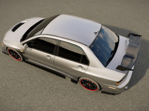Mitsubishi Lancer EVO VIII Tuned 3D 模型