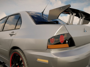 Mitsubishi Lancer EVO VIII Tuned 3D 模型