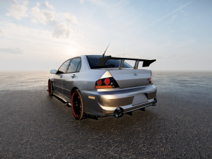 Mitsubishi Lancer EVO VIII Tuned 3D 模型