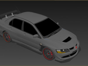 Mitsubishi Lancer EVO VIII Tuned 3D 模型