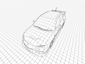 Mitsubishi Lancer EVO VIII Tuned 3D 模型