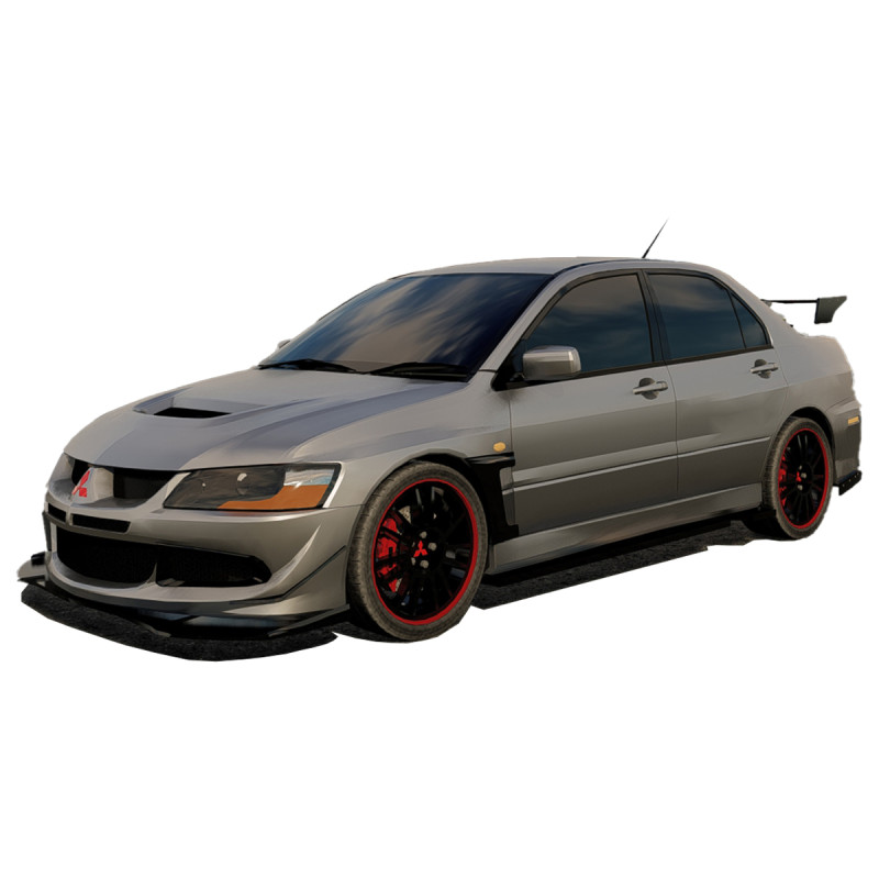 Mitsubishi Lancer EVO VIII Tuned 3D 模型 .c4d .max .obj .3ds .fbx .stl .blend