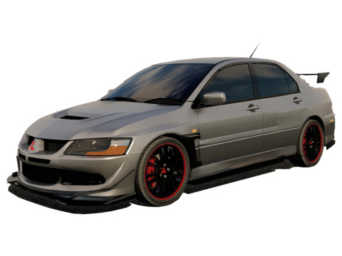 Mitsubishi Lancer EVO VIII Tuned Modello 3D