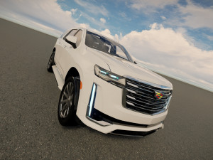 Cadillac Escalade 2022 3D 模型
