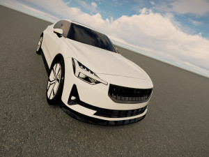 Polestar 2 2022 3D Model