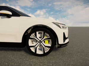 Polestar 2 2022 Model 3D