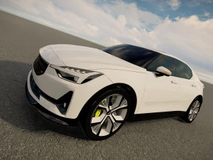 Polestar 2 2022 3D Model