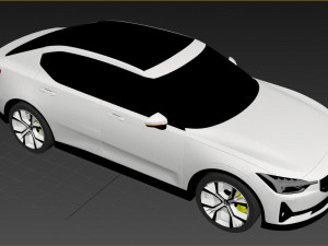 Polestar 2 2022 Model 3D