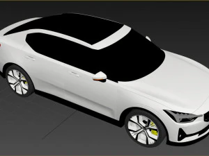 Polestar 2 2022 3D Model