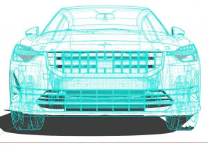 Polestar 2 2022 3D Model