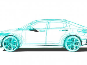 Polestar 2 2022 3D Model