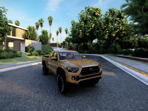 Toyota Tacoma TRD Off-Road 2016 3D Модель