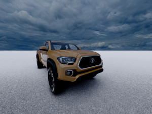 Toyota Tacoma TRD Off-Road 2016 3D Модель
