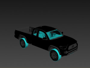 Toyota Tacoma TRD Off-Road 2016 3D Модель
