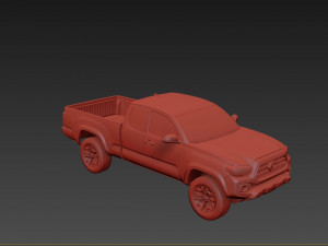 Toyota Tacoma TRD Off-Road 2016 3D Модель