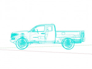 Toyota Tacoma TRD Off-Road 2016 3D Модель