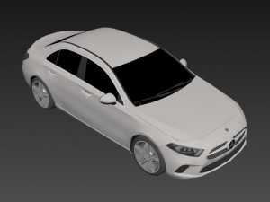 Mercedes-Benz A180 2022 3D Model
