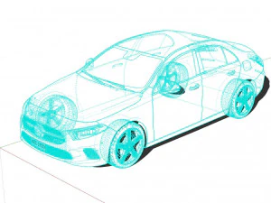 Mercedes-Benz A180 2022 3D Model
