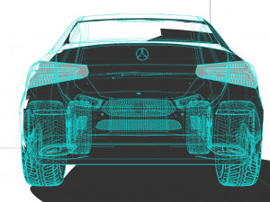 Mercedes-Benz A180 2022 3D Model