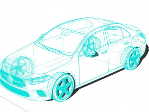Mercedes-Benz A180 2022 3D Model