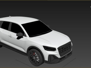 Audi Q2 S-Line 2022 3D Модель