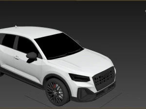 Audi Q2 S-Line 2022 3D Model