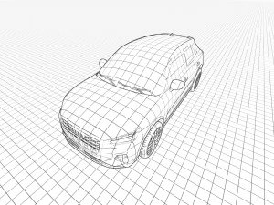Audi Q2 S-Line 2022 3D Model