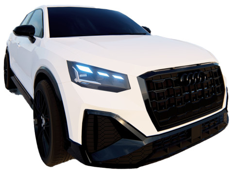 Audi Q2 S-Line 2022 3D Model