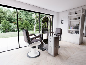 Barber Chair 3D Model